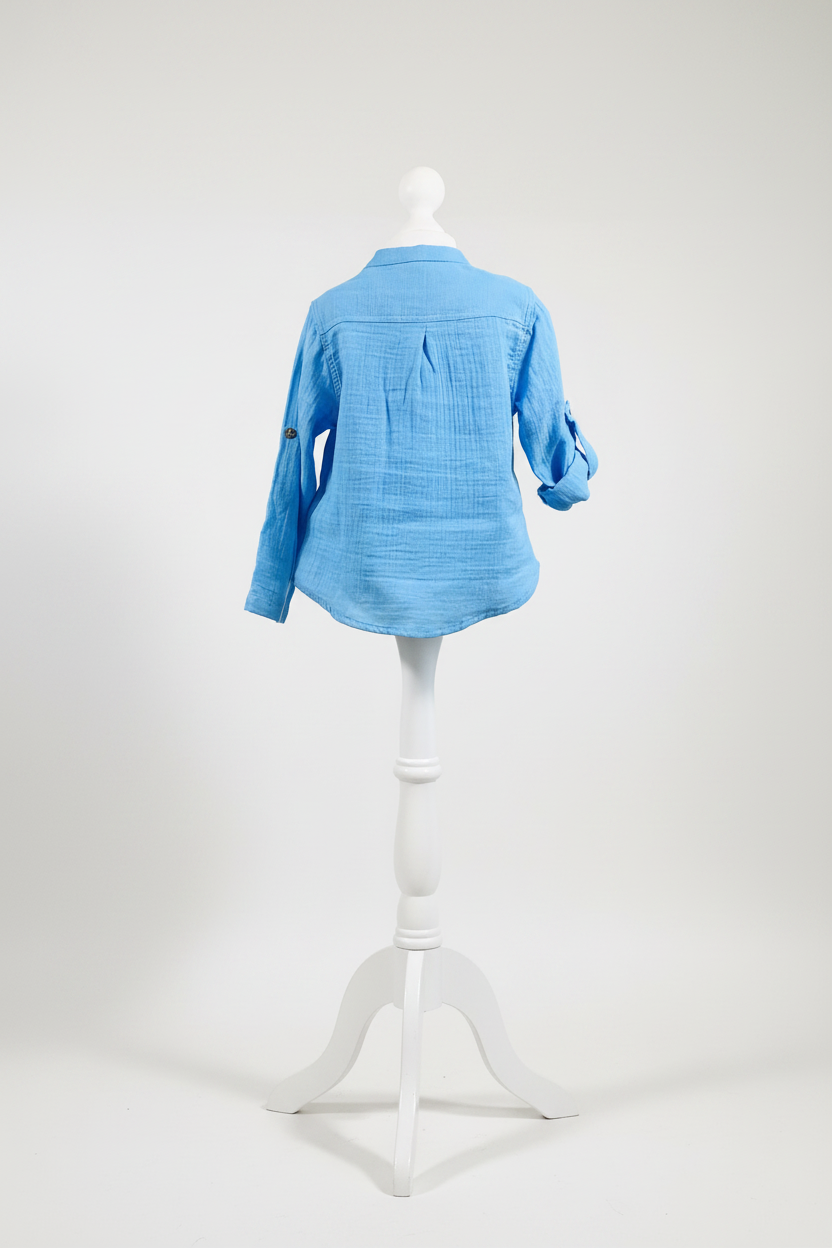 Chemise Lulu - dos sur mannequin fond blanc - MAISON BRUNE