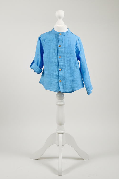 Chemise Lulu - face sur mannequin fond blanc - MAISON BRUNE